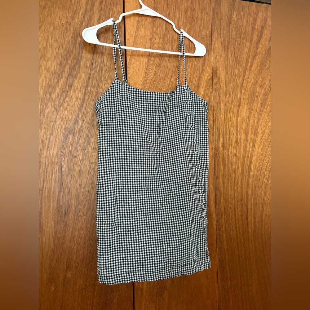Abercrombie & Fitch Black and White Gingham Dress